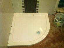 Complete Bathroom Refit  01 - 14 - Low Access Shower Tray Fitted